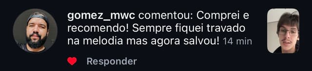 gomez_mwc: Comprei e recomendo! Sempre fiquei travado na melodia mas agora salvou!